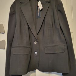 Womans Black Suit Jacket Brand New With Tags Size 16