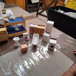 Dollhouse Miniature Burlywood