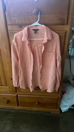 Peach Blouse Size Large
