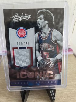Pistons  Kelly  Tripucka Jersey  Card