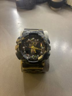 Casio G-Shock GA-100 Camo Tan Black Watch Module 5081