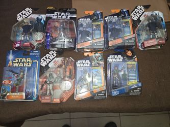 9 star wars figures new