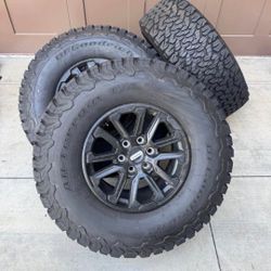 2026 Ford F150 Raptor Wheels And Tires Bfgoodrich Ko2 35” $1899 Firm Price 