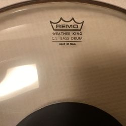 Remo 18” Bass Drum Heads (10 In All) Selling Individually