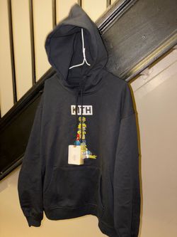 Kith x The Simpsons Family Size XL Stack Hoodie (Black), new and unused, originally released during the Spring/Summer 2021 collaboration. not respondi