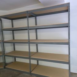 48 in W x 24 in D 5 Tier Garage Warehouse Quality Rack Shelving Similar To Uline Shelves Delivery Available