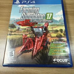 Farming Simulator 17 PS4