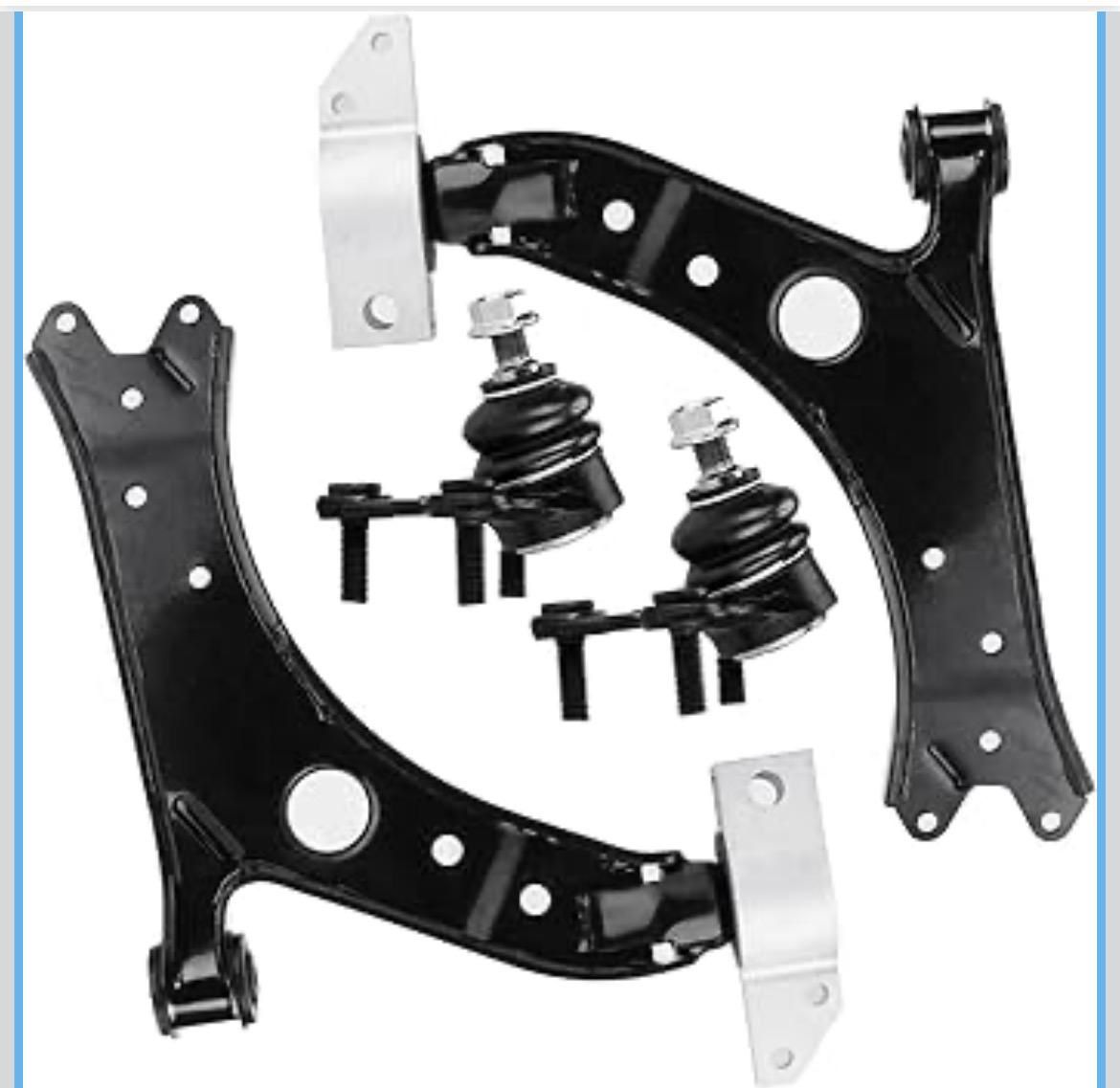 Front Lower Control Arm with ball joint for Audi A3 Quattro 2006-2013, for Volkswagen Jetta 06-14, Eos 07-16, Golf 10-14, GTI 07-14, R32 2008, Rabbit 