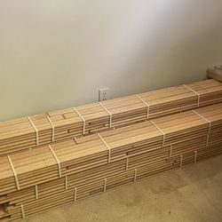 Bulk Red Wood For Stair Well W/ Railing 