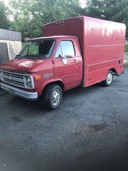 chevy g30 box van for sale