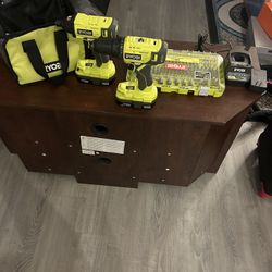 Ryobi 2 Drill Set and Bit Kit