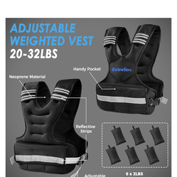20-32lb weighted vest