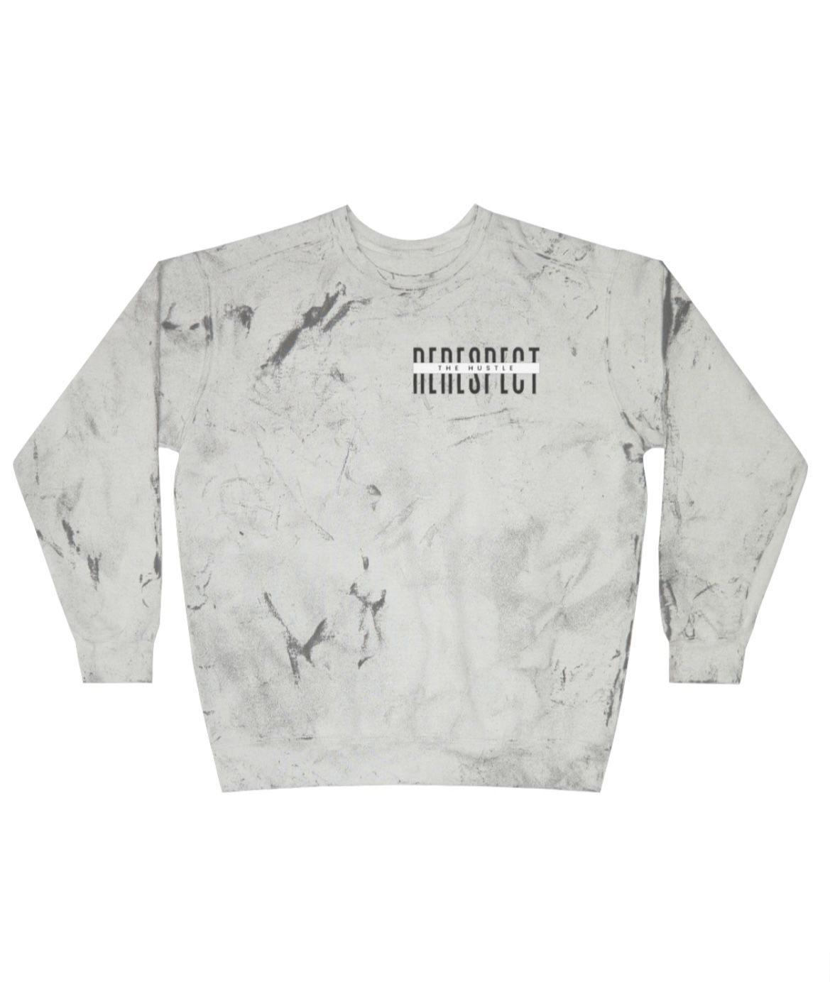 Unisex Color Blast Crewneck Sweatshirt (Respect The Hustle)