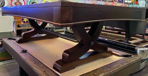 7FT “Manhattan” Pool Table - Brand New In Box - Delivery/Setup, any color felt & accessory kit included