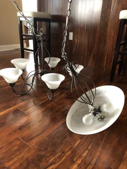 Set of 3 light fixtures