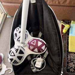 4Moms Multi-Motion Baby Swing with Smart Connectivity - Black