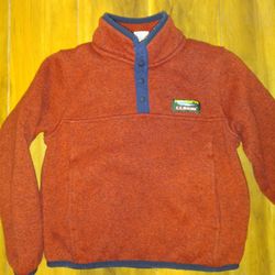 Boys LL Bean Half Zip Sweatshirt Size 4