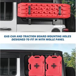 Rear Window Storage Molle Panel Jeep Wrangler JL 