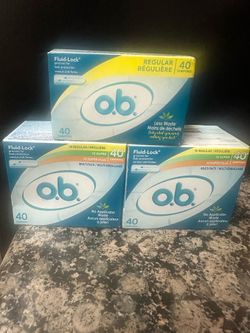 O.B. Tampons Box of 40 🔵 $5