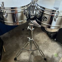 Latin Percussion Timbales With Cowbell