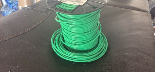 Green Electrical Wire Spool
