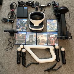Ps4 With Vr,controllers,games