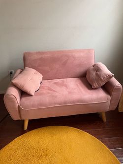 Pink couch
