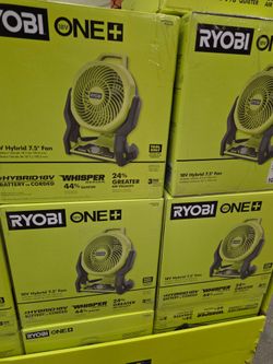 RYOBI 18V CORDLES VARIABLE SPEED FAN TOOL ONLY NEW