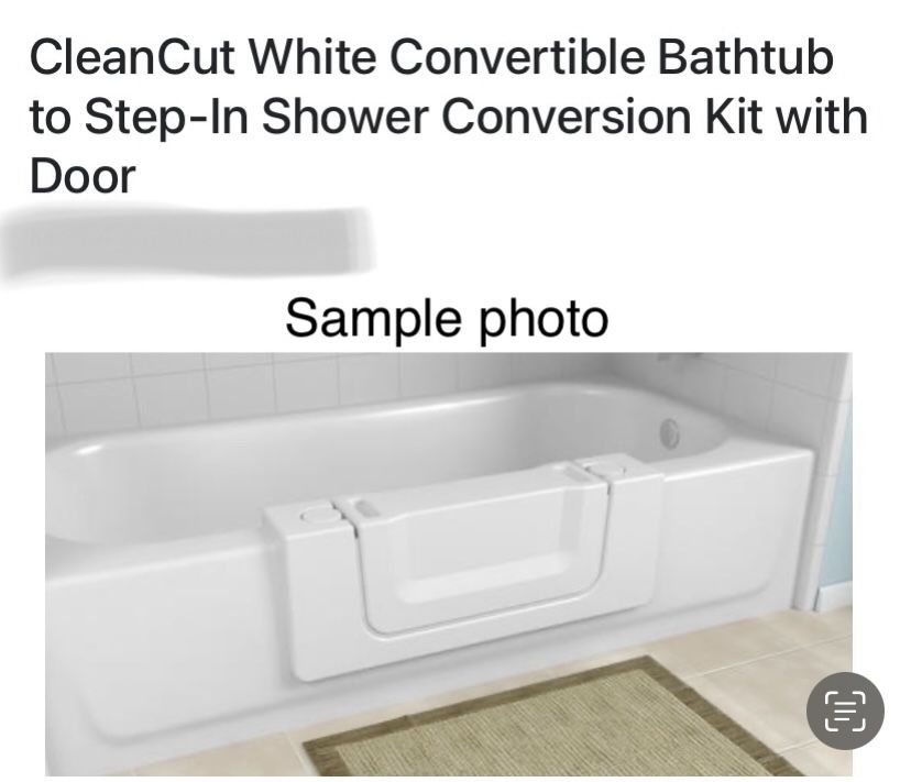 Cleancut Step In Bathtub Conversion Kit Brand New Complete 10