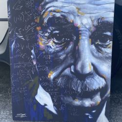 Silk Screen Einstein E=mc^2