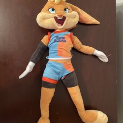 Space Jam  New Legacy Lola Bunny Tune Squad Plush Rabbit Doll Stuffed 