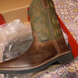 Steel toe Cowboy Boots