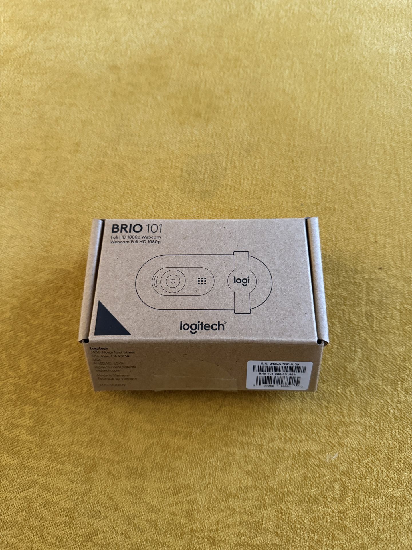 Logitech Brio 101 - Full HD 1080p Webcam