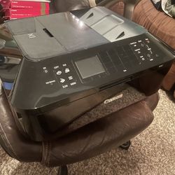 Canon Office and Business MX922 All-In-One Printer Wireless and mobile printing Photos Print Copy  Fax Scan  With Ink & Photo Paper Bundle Very Nice