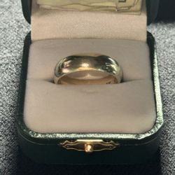 14k Gold Wedding Band Ring (men)