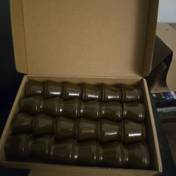 Set of 24 Silicone Chair Leg Floor Protectors Non Slip Furniture Table Leg Caps