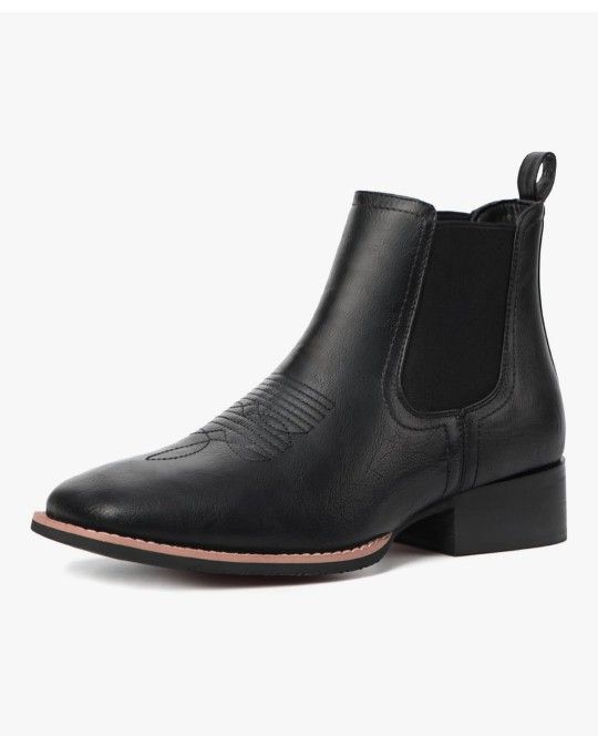 Men Square Toe Chelsea Boots Size 10.5