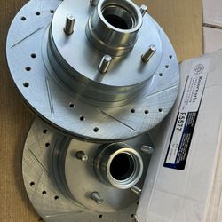 Chevy Impala 94-96 Drill Slot Rotors Brake Pads