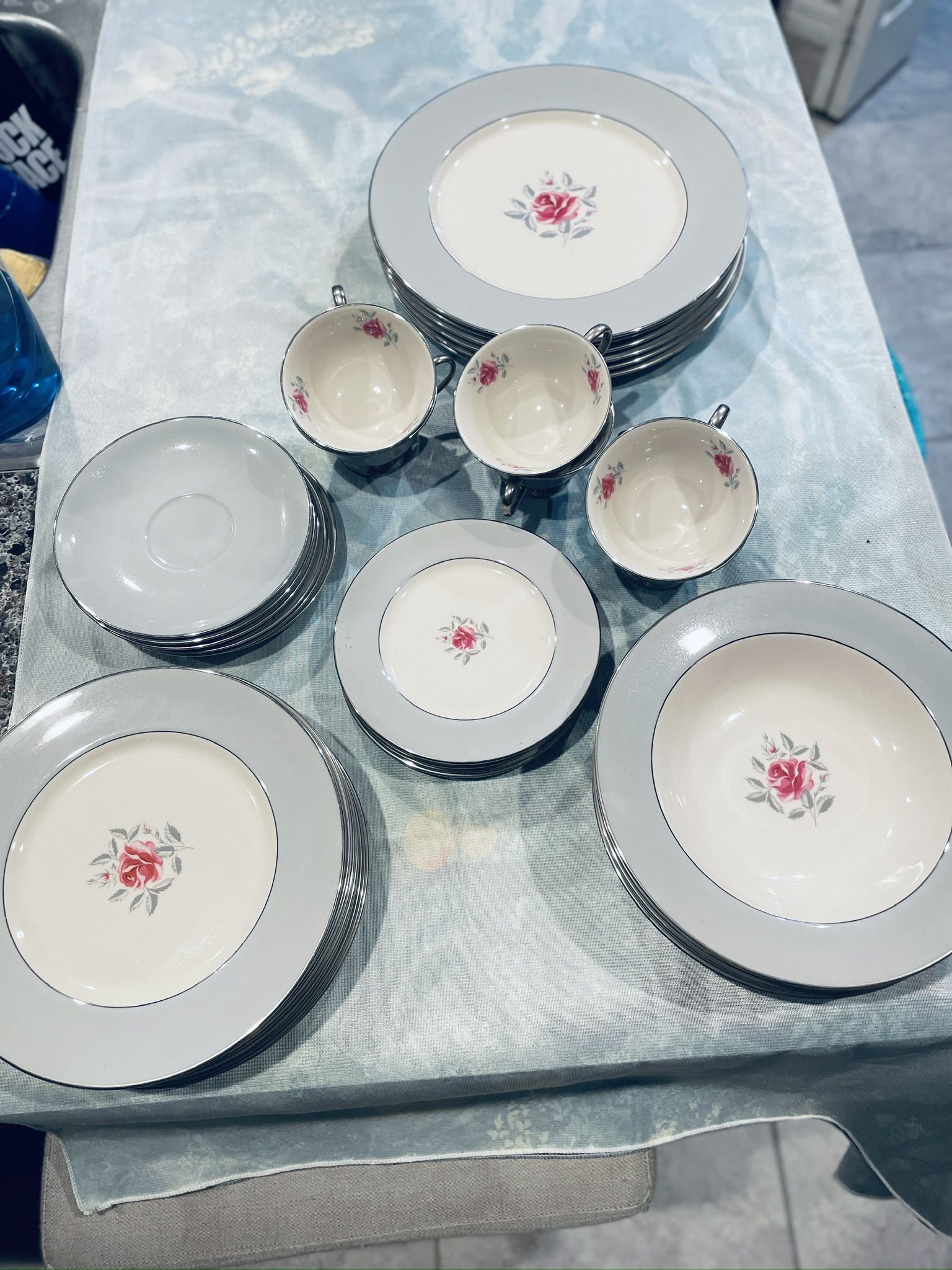 Antique Dinnerware Set of 6