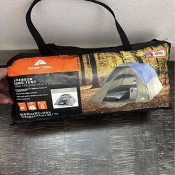 Camping tent and sleeping bag