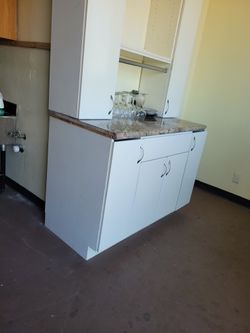 Kitchen / Laundry Room Cabinet/ Marble Top