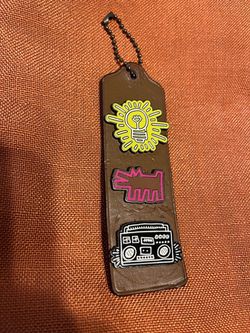 COACH Keith Haring collab keychain