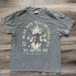 Comfort Colors Pirate Tee Size Large