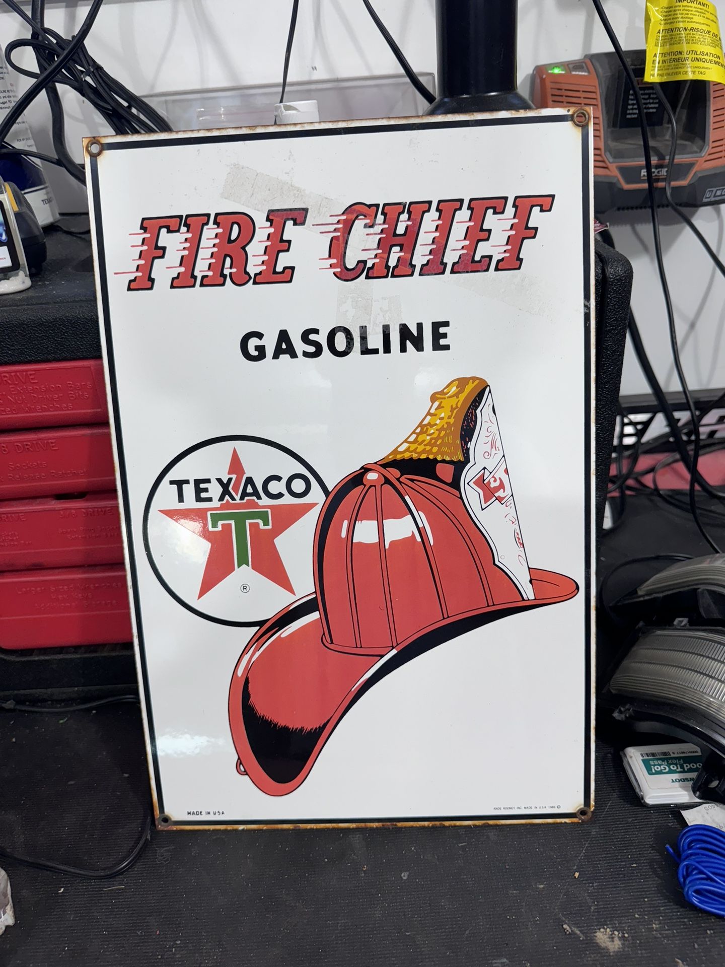 Texaco Gasoline Sign