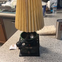 Antique Coffee Grinder Lamp 