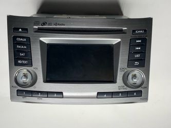 2013-2014 Subaru Legacy and Outback OEM radio deck (model 86201AJ66A) CD player