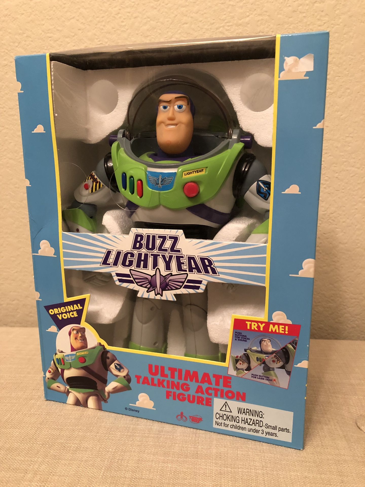 Original 1995 1st Edition Unopened Buzz Lightyear/Toy Story Ultimate Action Figure