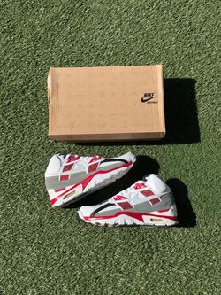 2009 Nike Air Trainer SC High White Varsity Red Black 302346-107