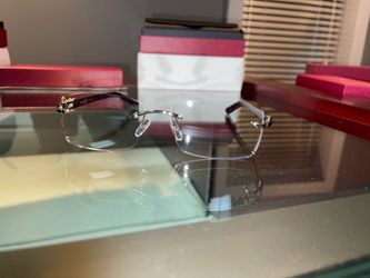 🔥🔥BLACK BUFFS IN SILVER WITH CLEAR SMALL LENSES