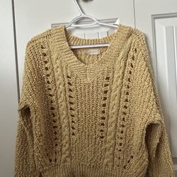 Yellow Altered State Sweater 
